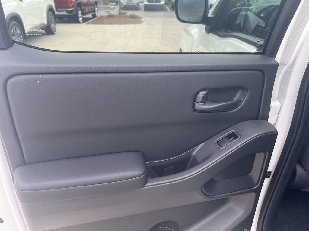 2025 Glacier White Nissan Frontier S 4X4 Truck