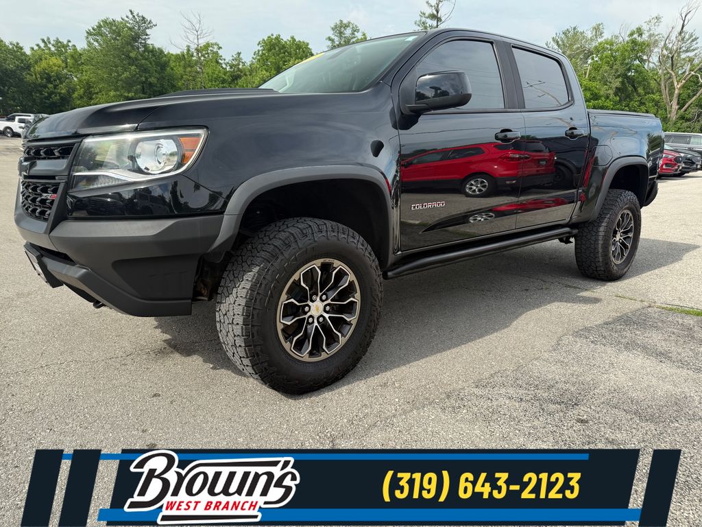 Black 2018 Chevrolet Colorado ZR2 Crew Cab 4WD Pickup Truck Four-Wheel Drive 8-Speed Automatic