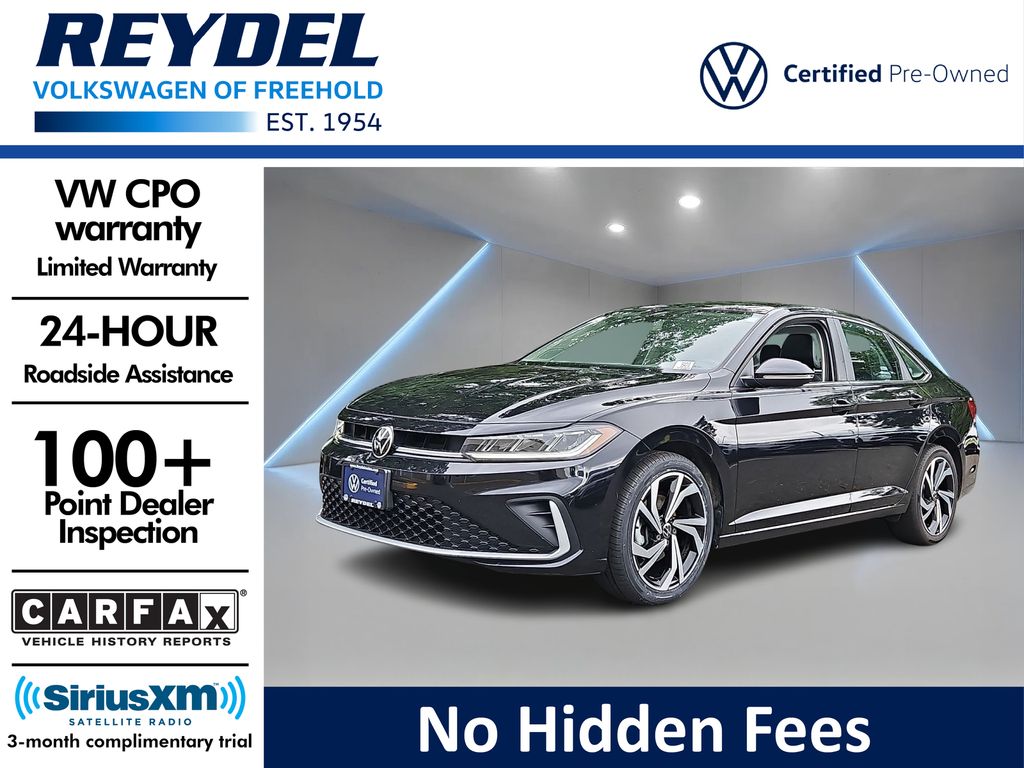 Deep Black Pearl 2026 Volkswagen Jetta Sedan Front-Wheel Drive 8-Speed Automatic