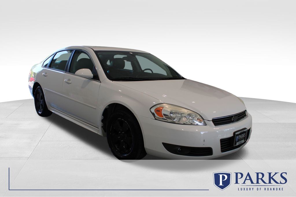 Summit White 2010 Chevrolet Impala LT FWD Sedan Front-Wheel Drive 4-Speed Automatic Overdrive