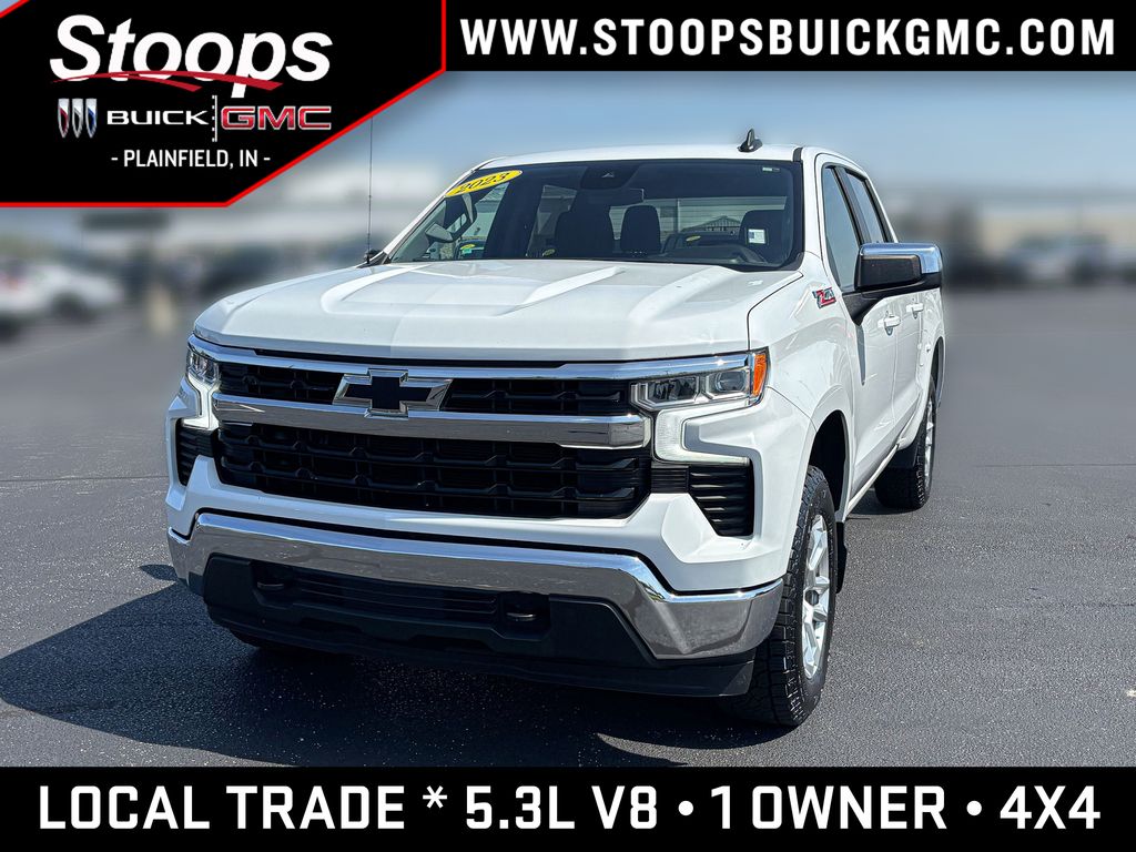 Summit White 2022 Chevrolet Silverado 1500 Pickup Truck Four-Wheel Drive Automatic