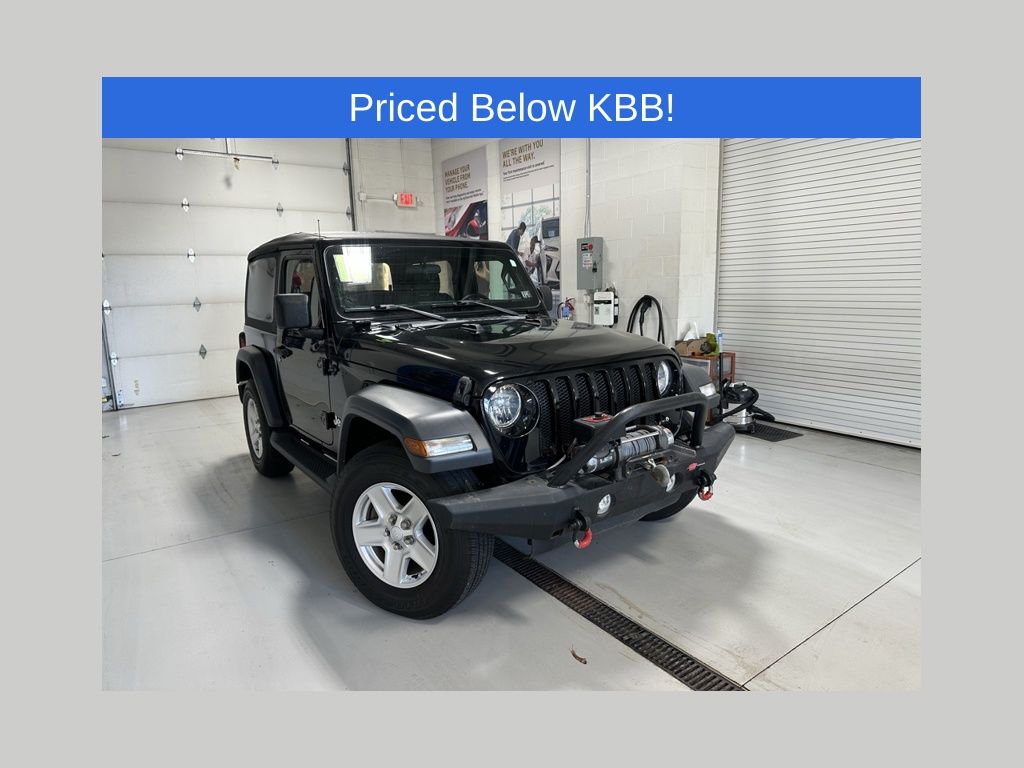 Black Clearcoat 2018 Jeep Wrangler Sport S 4WD SUV / Crossover Four-Wheel Drive 6-Speed Manual