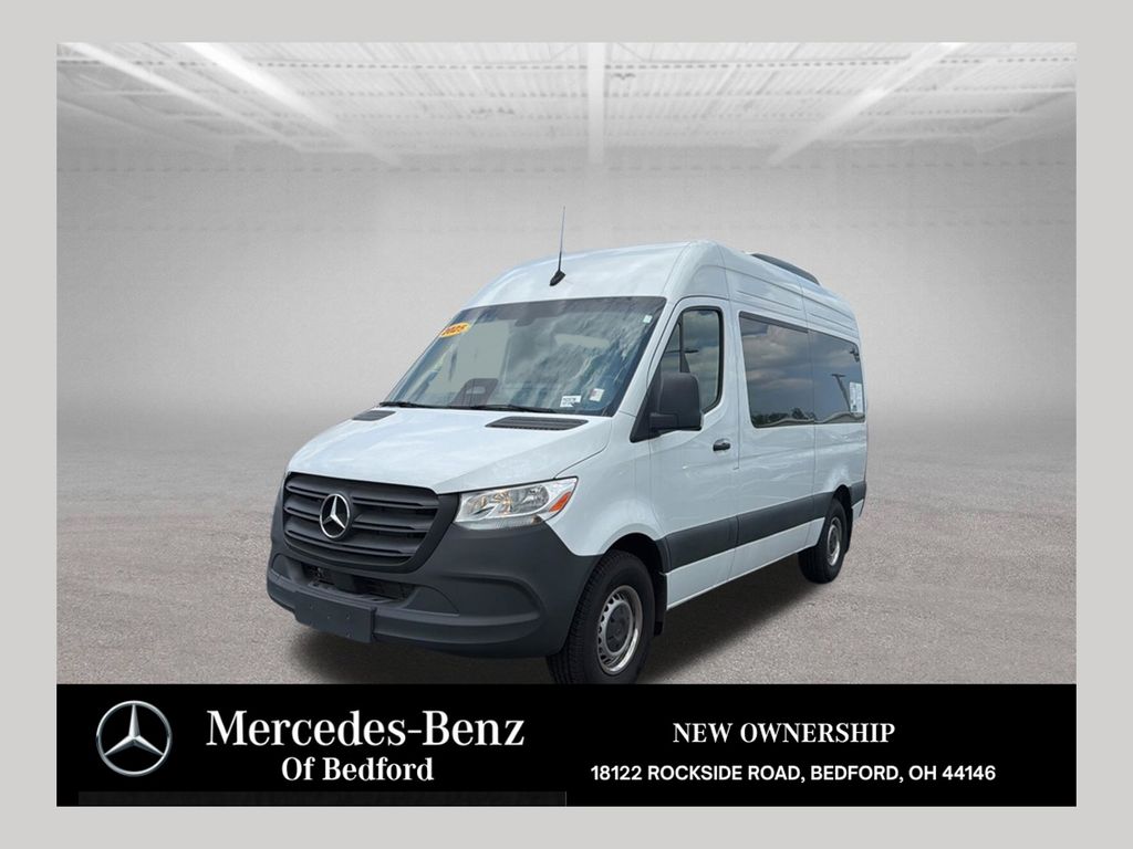 Arctic White 2025 Mercedes-Benz Sprinter Van Rear-Wheel Drive 9-Speed Automatic