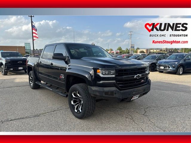Black 2018 Chevrolet Silverado 1500 Pickup Truck Four-Wheel Drive 8-Speed Automatic Overdrive