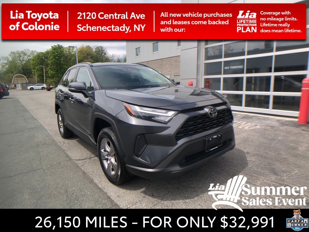 Magnetic Gray Metallic 2025 Toyota RAV4 XLE AWD SUV / Crossover All-Wheel Drive 8-Speed Automatic