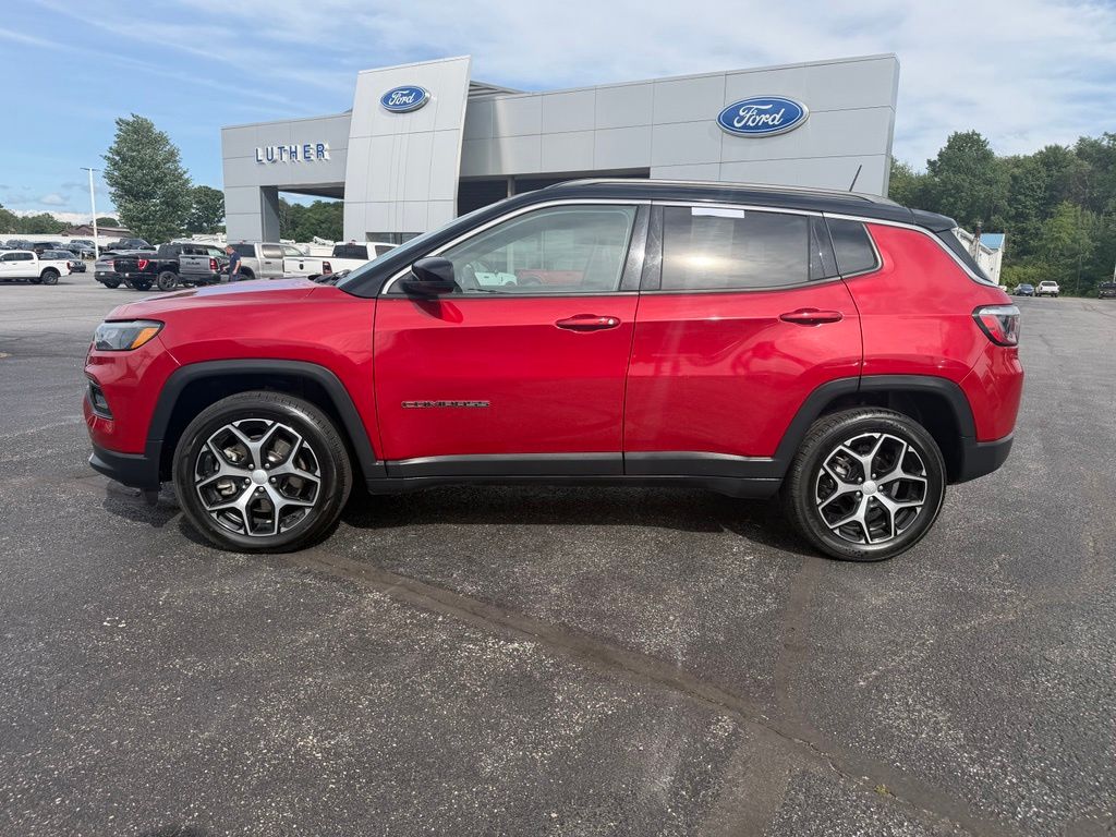 2024 Jeep Compass Limited Red at Klick Lewis Buick Chevrolet