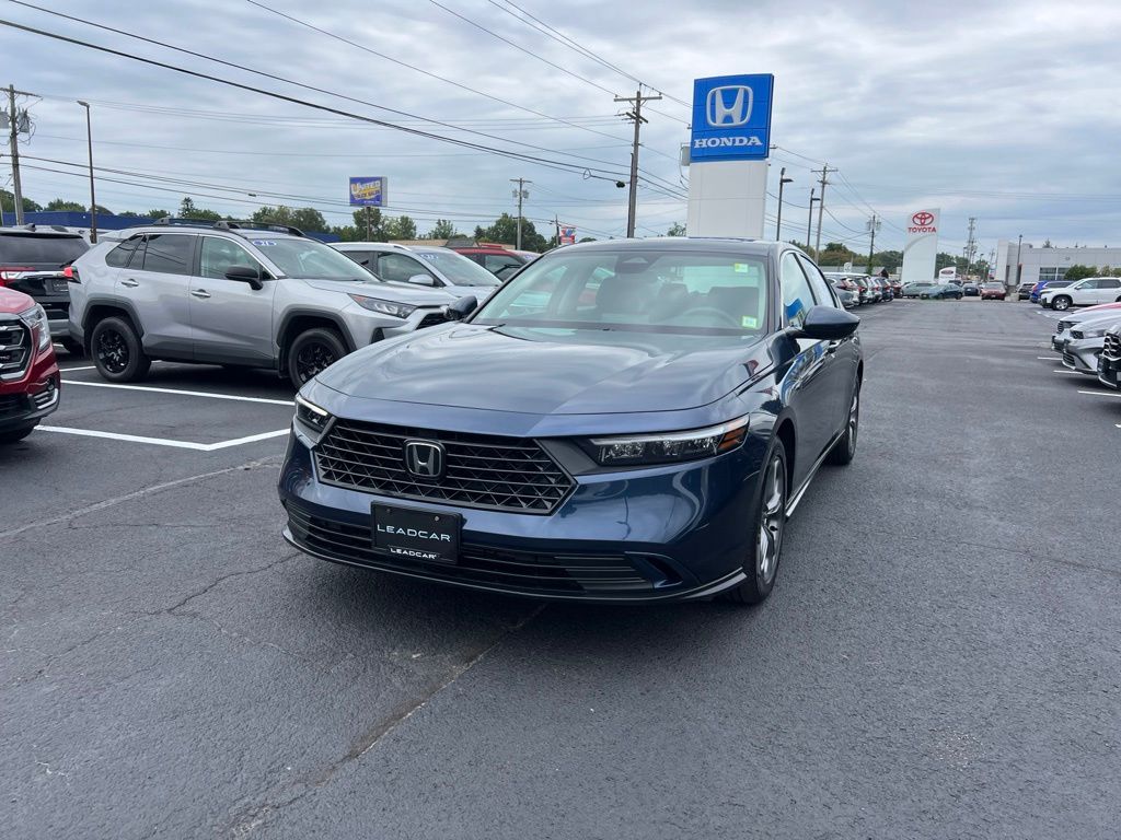 Canyon River Blue Metallic 2024 Honda Accord Sedan Front-Wheel Drive Continuously Variable Transmission