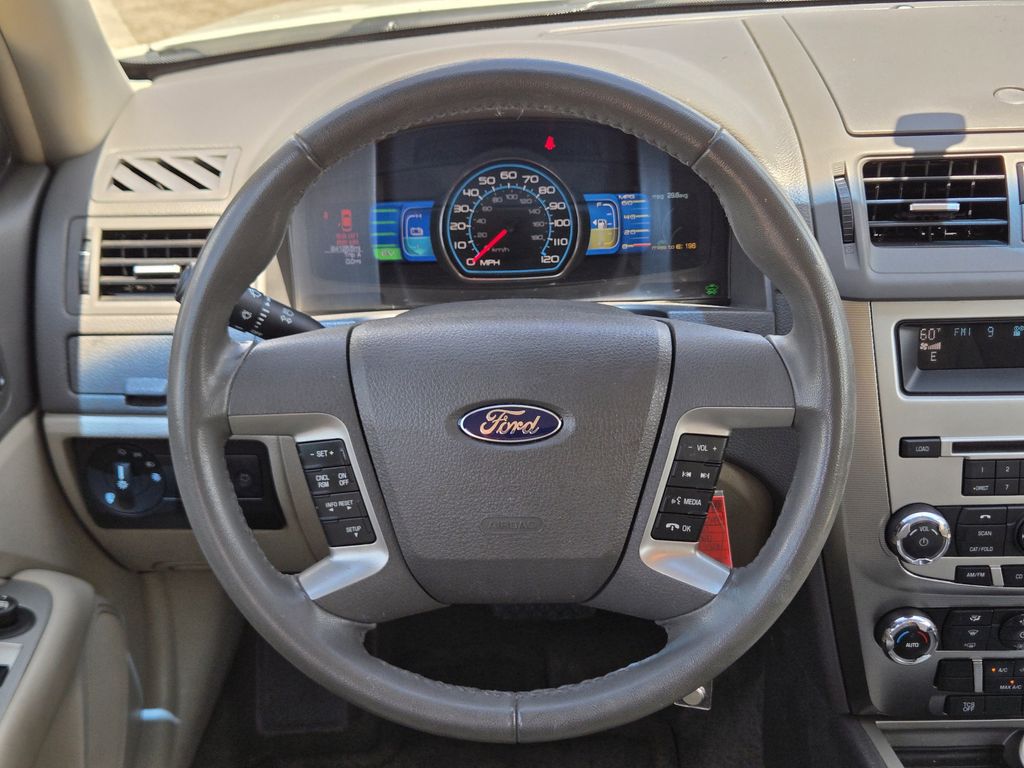 2012 Ford Fusion Hybrid Base White at Shottenkirk Kia Fort Bend