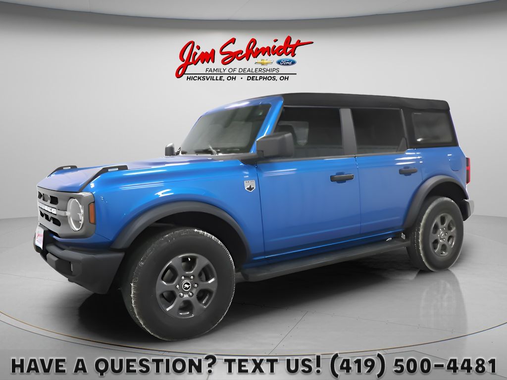 Velocity Blue Metallic 2024 Ford Bronco SUV / Crossover Four-Wheel Drive Automatic