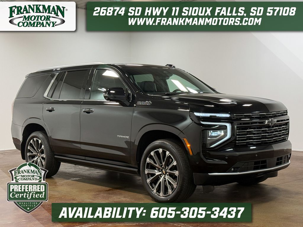 Black 2025 Chevrolet Tahoe SUV / Crossover Four-Wheel Drive