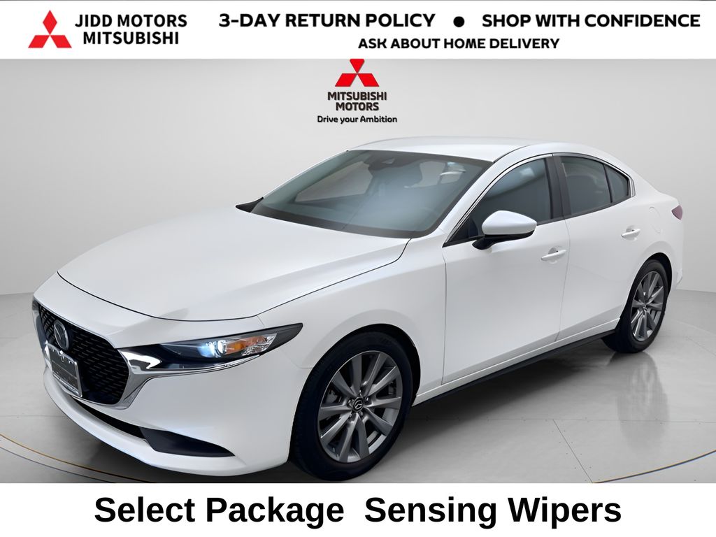 Snowflake White Pearl Mica 2023 Mazda MAZDA3 Sedan Front-Wheel Drive 6-Speed Automatic