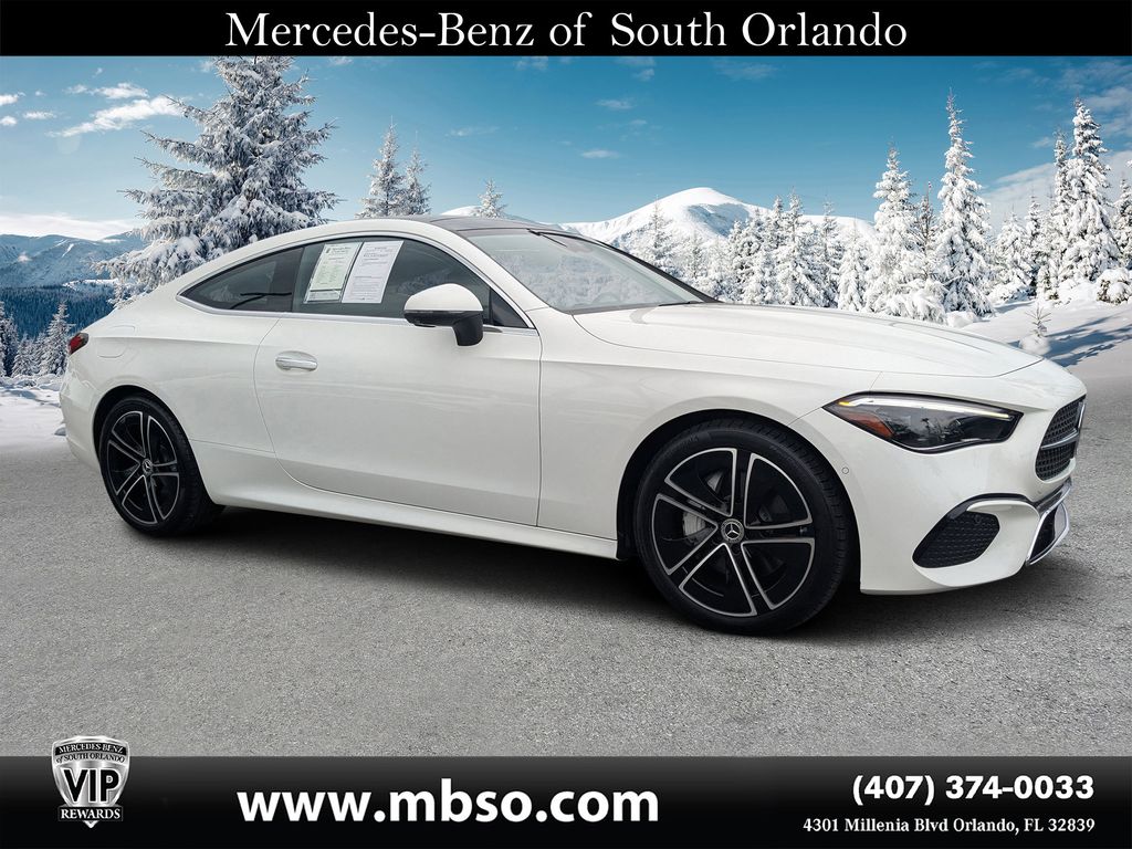 Polar White 2024 Mercedes-Benz CLE Coupe All-Wheel Drive 9-Speed Automatic