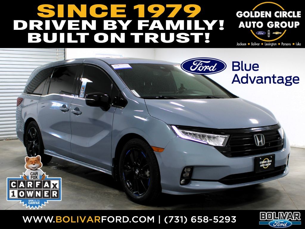 Sonic Gray Pearl 2023 Honda Odyssey Sport FWD Minivan Front-Wheel Drive 10-Speed Automatic