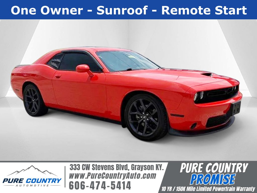 Go Mango! 2023 Dodge Challenger Coupe Rear-Wheel Drive 8-Speed Automatic