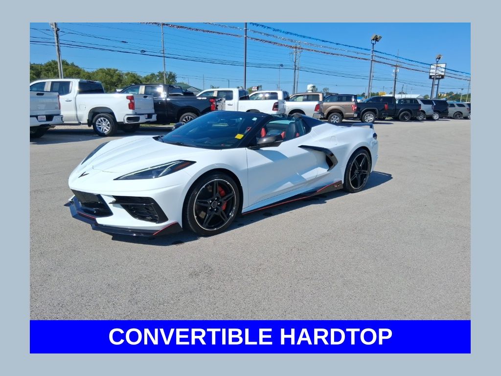 White 2021 Chevrolet Corvette Convertible Rear-Wheel Drive 8-Speed Dual Clutch