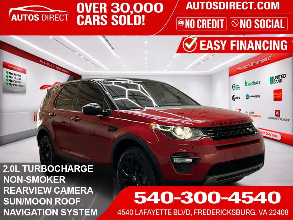 Red 2019 Land Rover Discovery Sport SUV / Crossover All-Wheel Drive 9-Speed Automatic