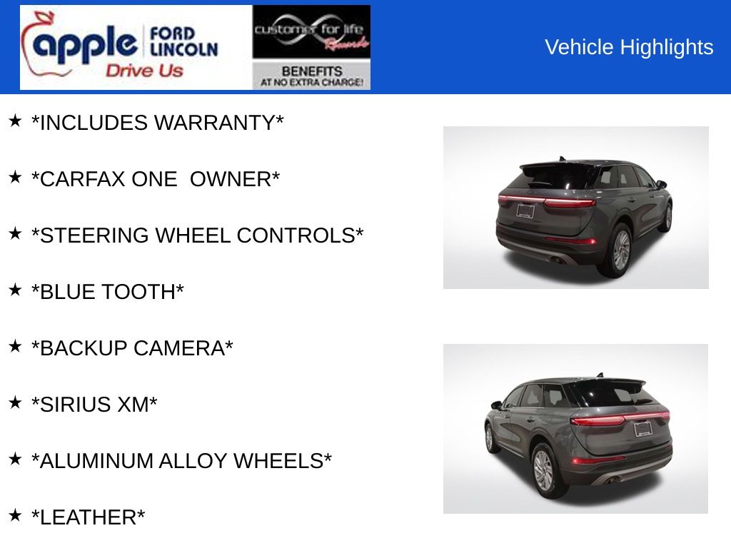 2023 Lincoln Corsair Standard