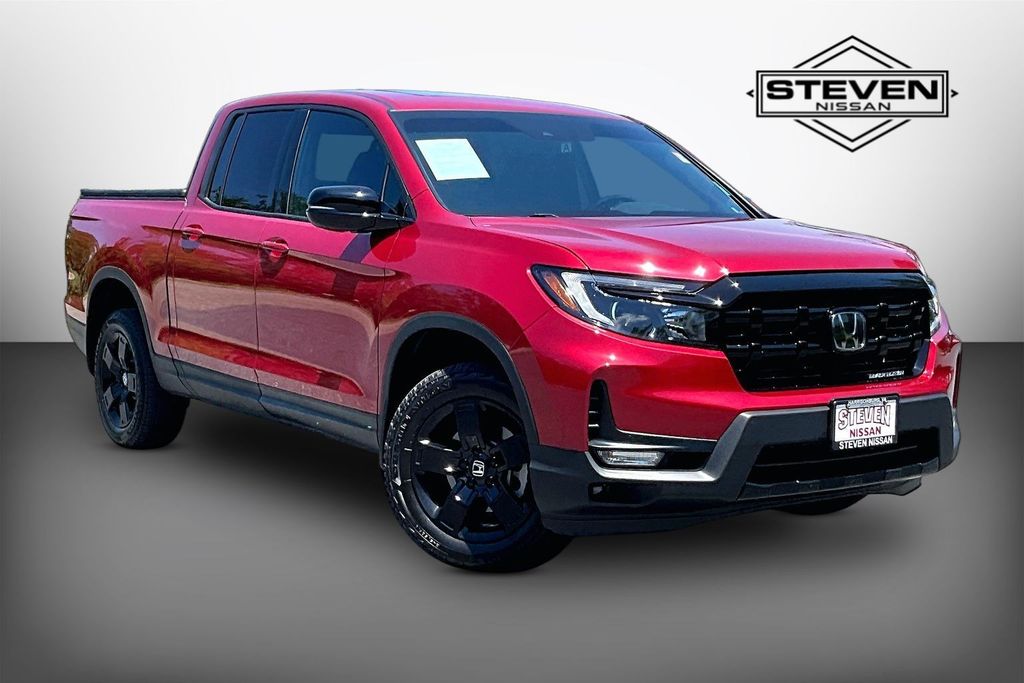 Radiant Red Metallic II 2025 Honda Ridgeline Pickup Truck All-Wheel Drive 9-Speed Automatic
