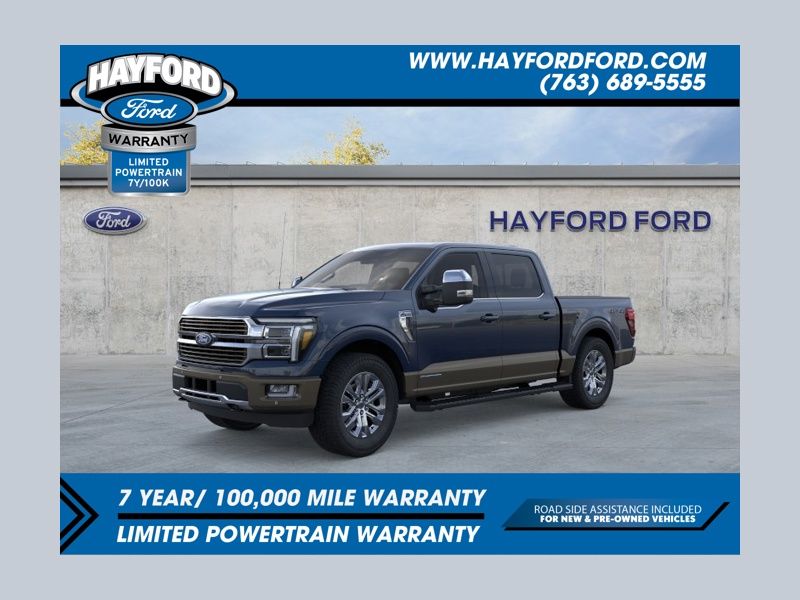 Antimatter Blue Metallic 2026 Ford F-150 Pickup Truck Four-Wheel Drive Automatic