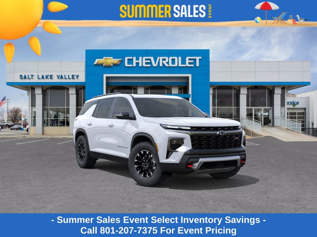Polar White Tricoat 2026 Chevrolet Traverse SUV / Crossover Four-Wheel Drive 8-Speed Automatic