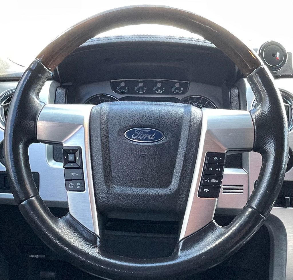 2013 Ford F-150 Platinum White at Bayway Cadillac of The Woodlands