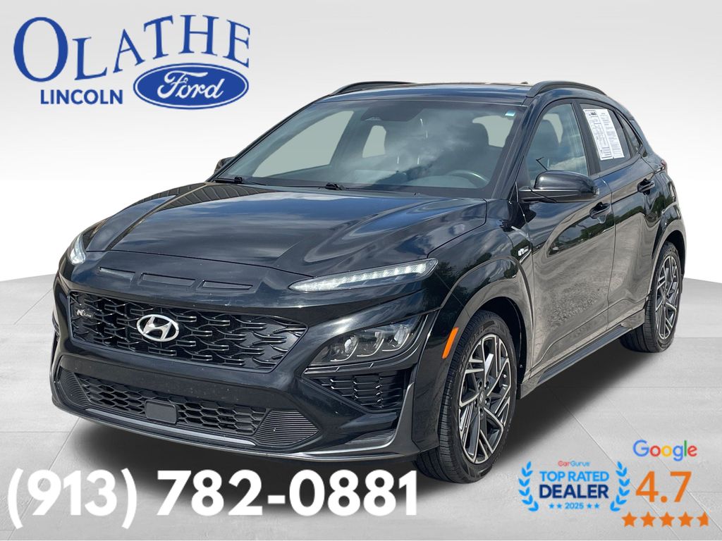 Ultra Black Pearl 2022 Hyundai Kona SUV / Crossover Front-Wheel Drive 7-Speed Automatic