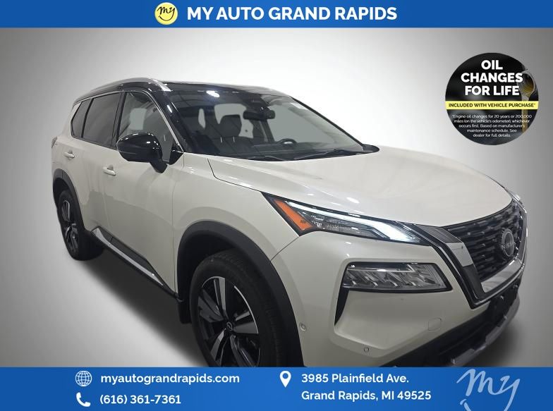White 2023 Nissan Rogue SUV / Crossover All-Wheel Drive Continuously Variable Transmission