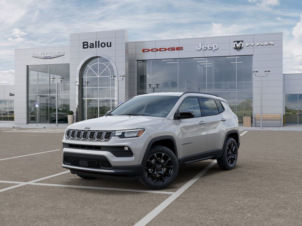 Silver Zynith Metallic Clearcoat 2026 Jeep Compass Latitude 4WD SUV / Crossover Four-Wheel Drive 8-Speed Automatic