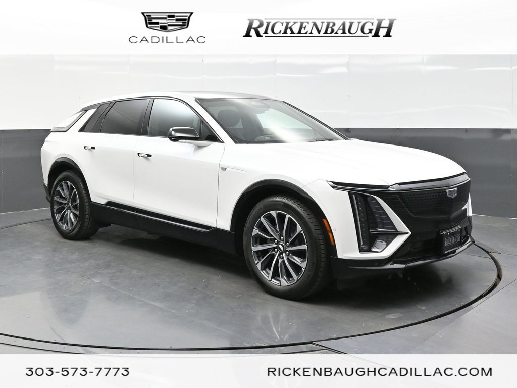 Crystal White Tricoat 2024 Cadillac LYRIQ SUV / Crossover All-Wheel Drive 1-Speed Automatic