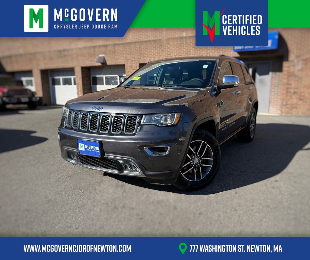 Gray (Granite Crystal Metallic Clearcoat) 2018 Jeep Grand Cherokee Limited 4WD SUV / Crossover Four-Wheel Drive 8-Speed Automatic