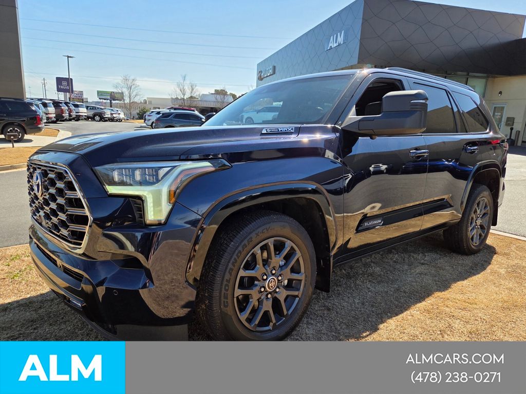 Blue 2023 Toyota Sequoia Platinum 4WD SUV / Crossover Four-Wheel Drive Automatic