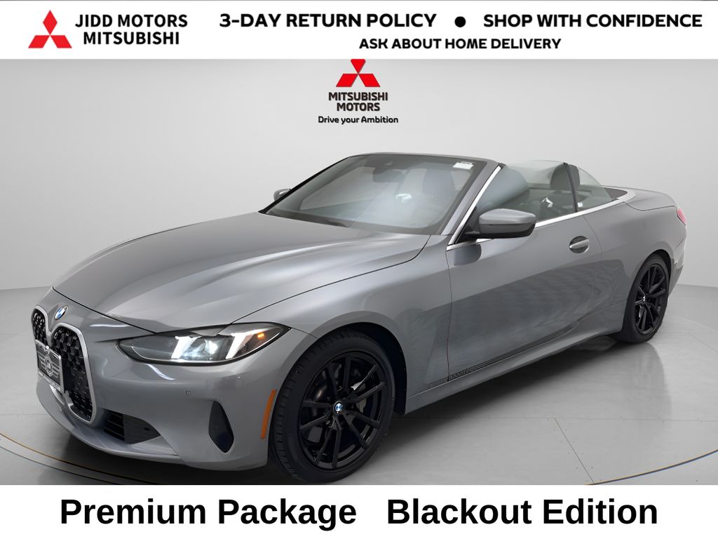Gray Metallic 2025 BMW 4 Series Convertible All-Wheel Drive 8-Speed Automatic