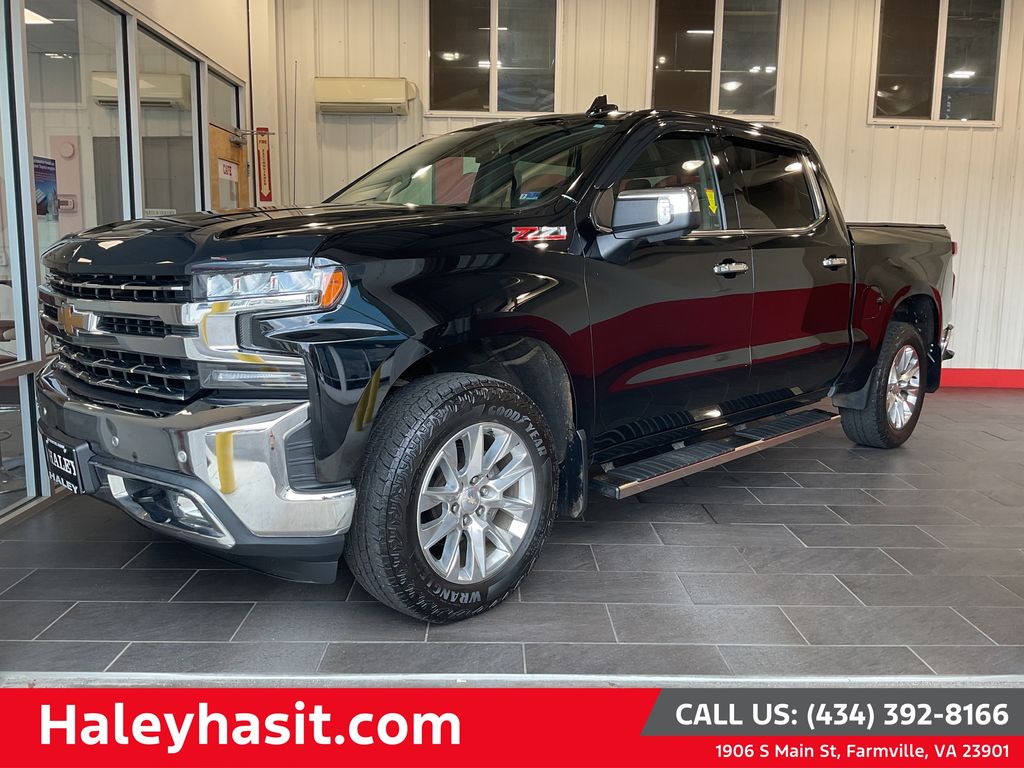 Black 2022 Chevrolet Silverado 1500 Pickup Truck Four-Wheel Drive 8-Speed Automatic