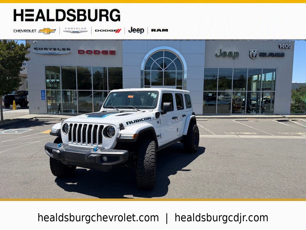 Bright White Clearcoat 2021 Jeep Wrangler 4xe SUV / Crossover Four-Wheel Drive 8-Speed Automatic