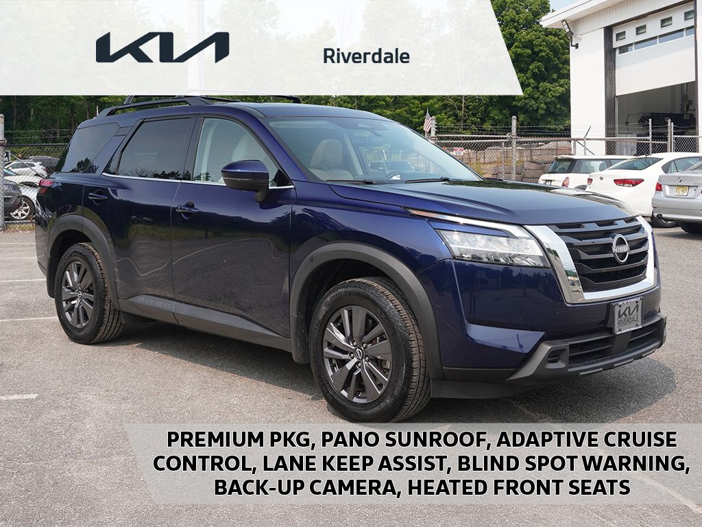 Deep Ocean Blue Pearl 2022 Nissan Pathfinder SUV / Crossover All-Wheel Drive 9-Speed Automatic
