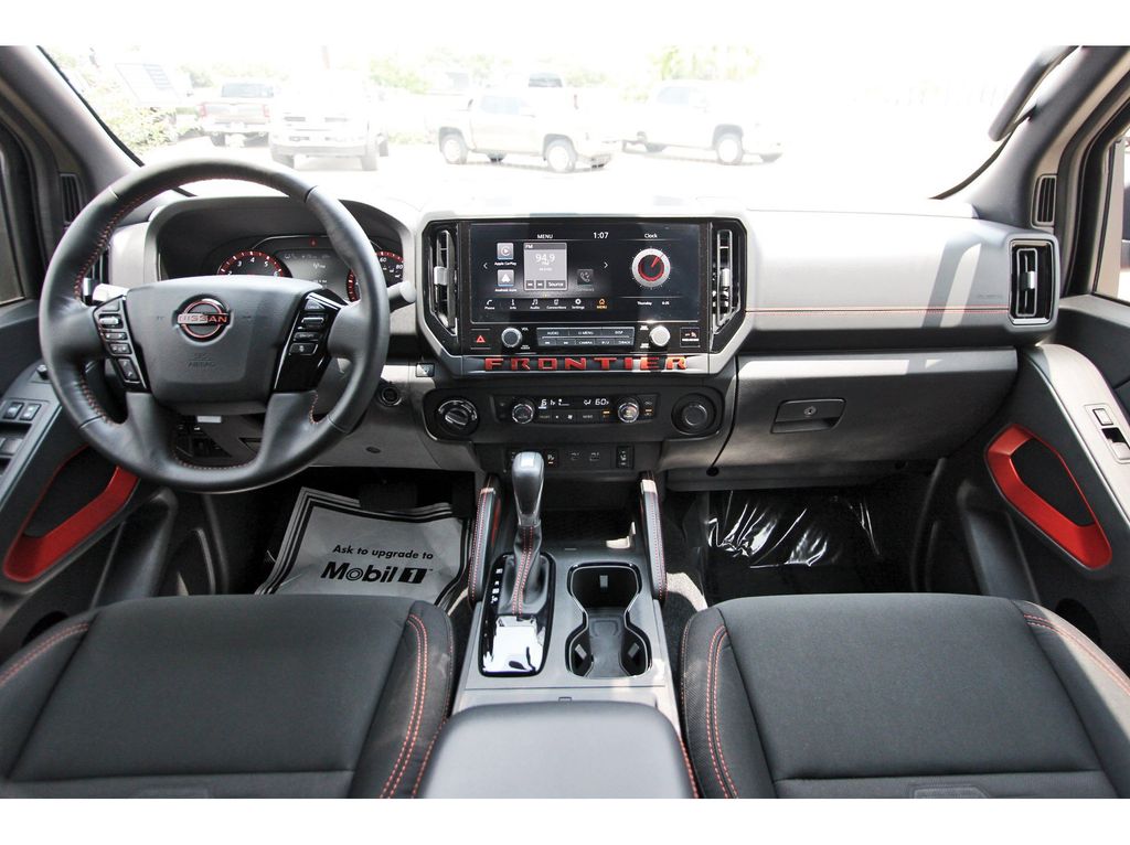 2025 Nissan Frontier PRO-4X Red at Bravo Nissan