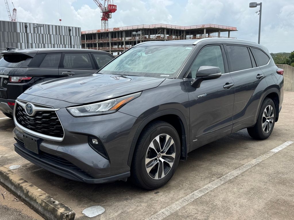 Magnetic Gray Metallic 2020 Toyota Highlander Hybrid SUV / Crossover All-Wheel Drive Continuously Variable Transmission