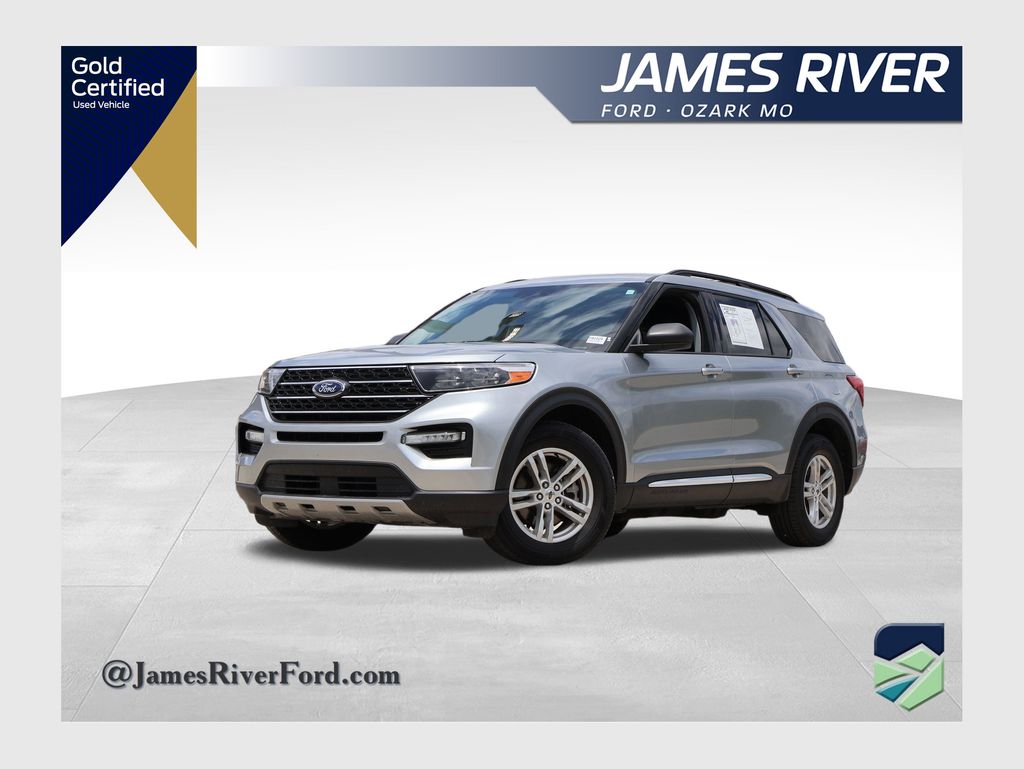 Silver Metallic 2024 Ford Explorer SUV / Crossover All-Wheel Drive Automatic