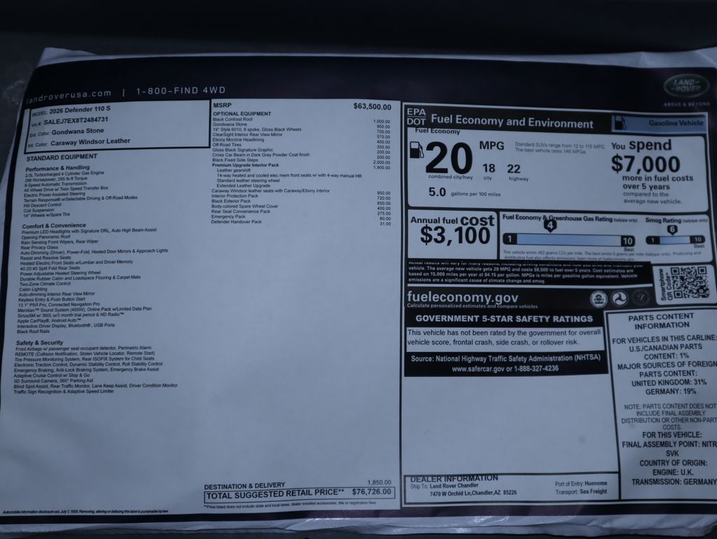 Thumbnail: 2026 Land Rover Defender - 9