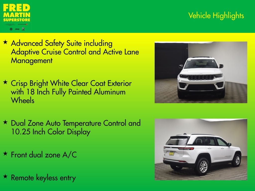 new 2026 Jeep Grand Cherokee car, priced at $40,316