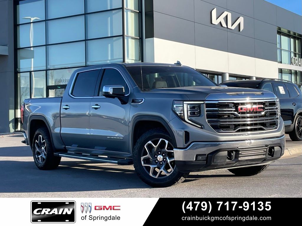 Sterling Metallic 2023 GMC Sierra 1500 Pickup Truck Four-Wheel Drive Automatic