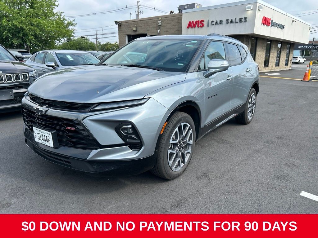 Sterling Gray Metallic 2025 Chevrolet Blazer SUV / Crossover Front-Wheel Drive 9-Speed Automatic Overdrive