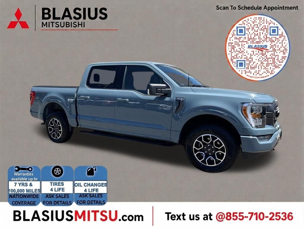 Area 51 Blue 2023 Ford F-150 Pickup Truck Four-Wheel Drive Automatic