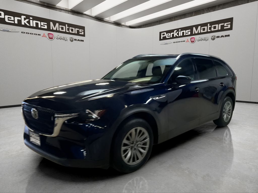 Deep Crystal Blue Mica 2024 Mazda CX-90 PHEV Preferred AWD SUV / Crossover All-Wheel Drive 8-Speed Automatic