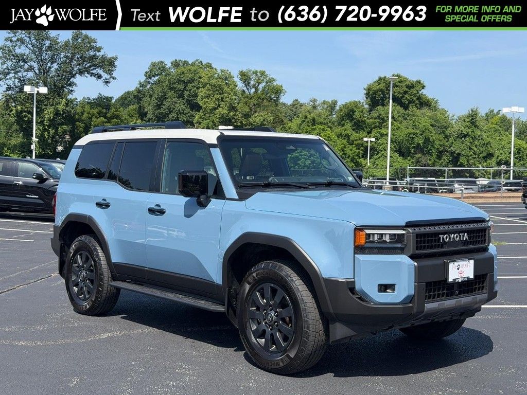 Heritage Blue/Gray Scape 2024 Toyota Land Cruiser SUV / Crossover Four-Wheel Drive 8-Speed Automatic