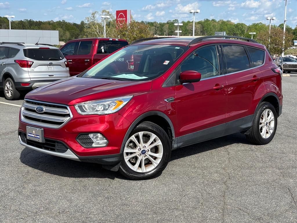 Red 2018 Ford Escape SEL AWD SUV / Crossover All-Wheel Drive 6-Speed Automatic