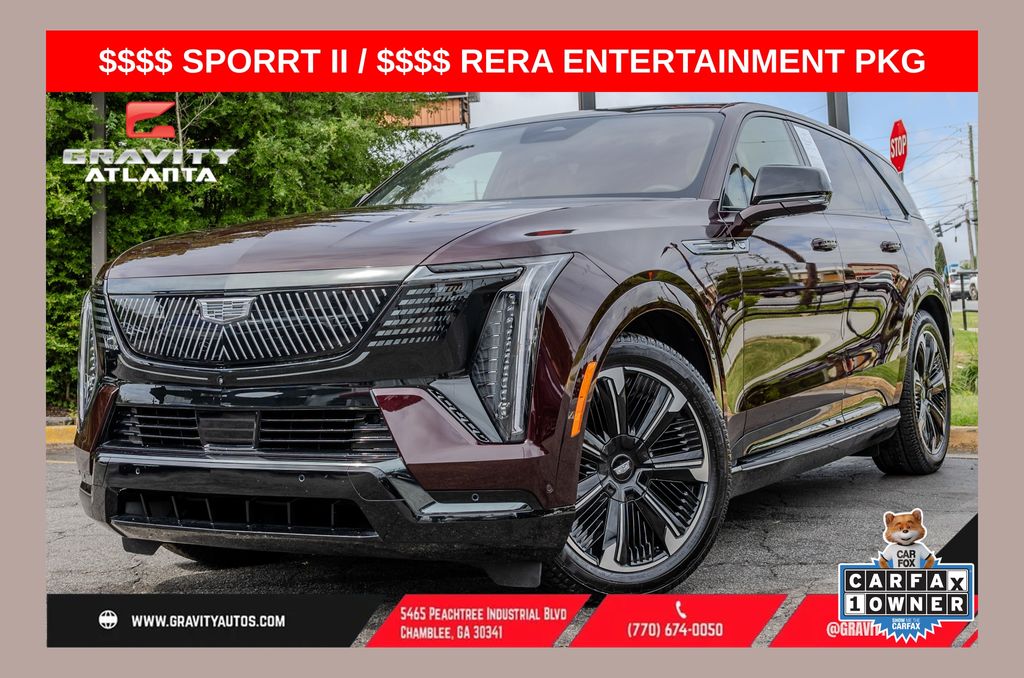 Black Cherry Tintcoat 2025 Cadillac Escalade IQ SUV / Crossover All-Wheel Drive 1-Speed Automatic