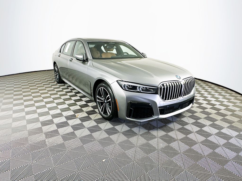 Gray 2021 BMW 7 Series Sedan All-Wheel Drive 8-Speed Automatic