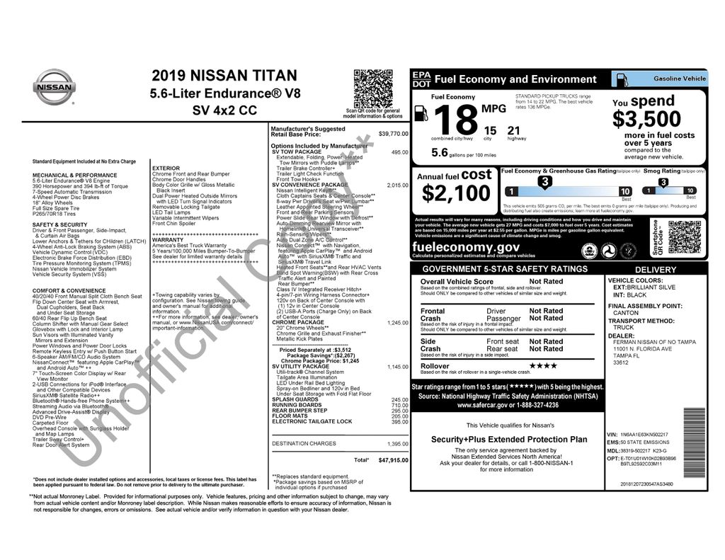 Certified Used 2019 Silver Nissan SV image 5