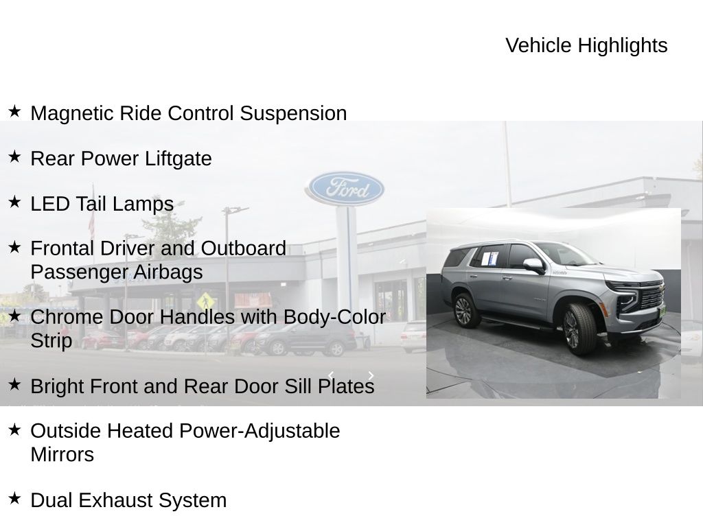 2025 Chevrolet Tahoe 4WD High Country